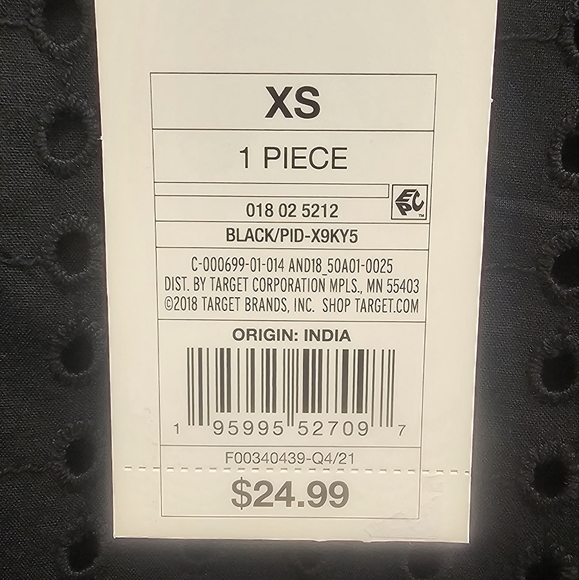 A New Day Black Blouse - Picture 3 of 3